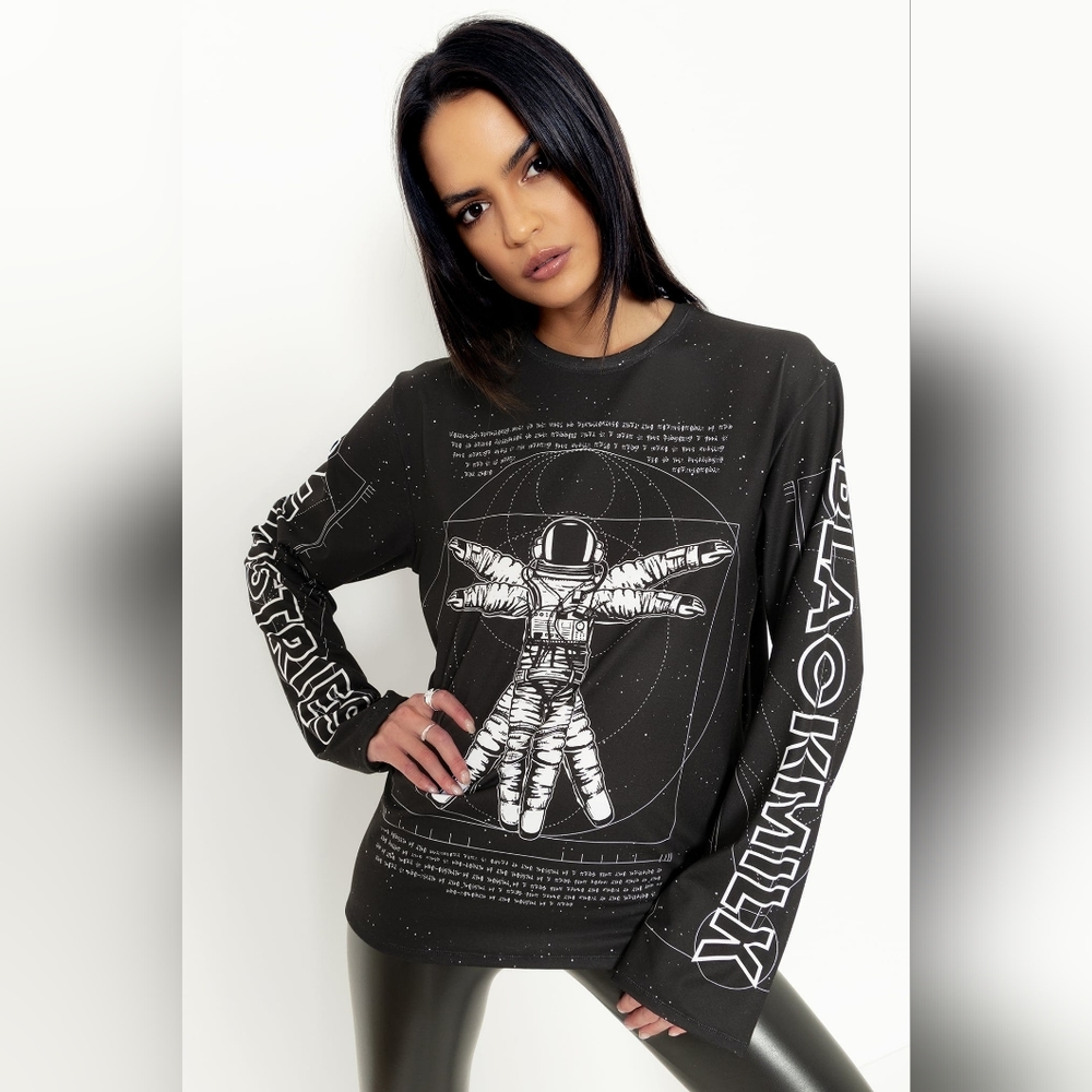 Astro-Vitruvian Man Long Sleeve Oversized BFT - Limited NWT